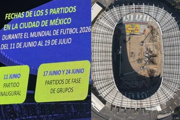 El Estadio Azteca recibirá cinco partidos del Mundial 2026