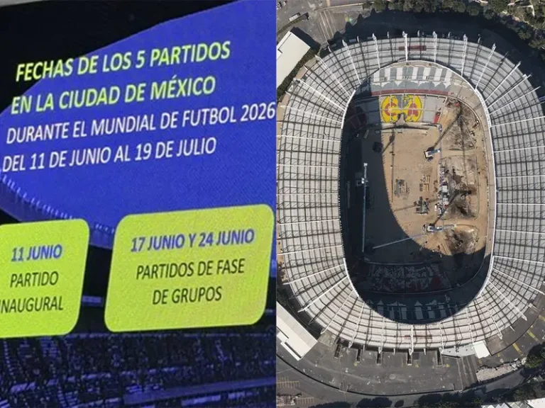 El Estadio Azteca recibirá cinco partidos del Mundial 2026