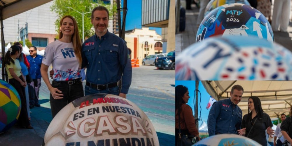 Monterrey inaugura “Balones con Arte Regio” rumbo al Mundial 2026
