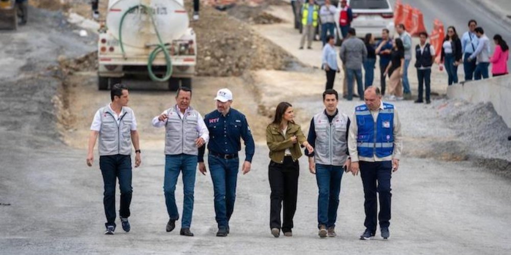 Adrián de la Garza reporta avance del 80% en Circuito Vial Huajuco