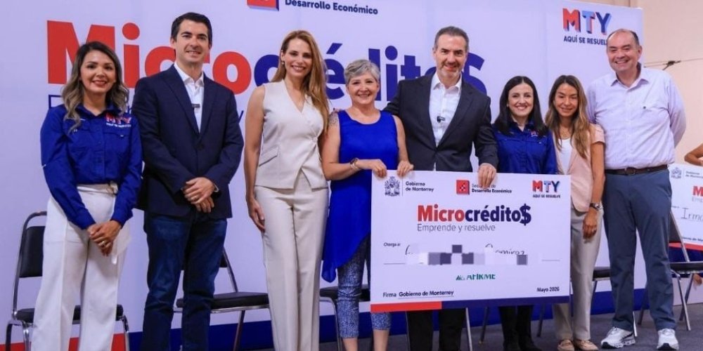 Más de 900 familias reciben microcréditos en Monterrey